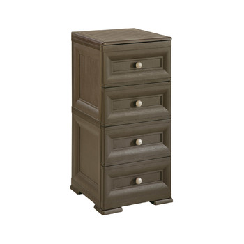 OMNIMODUS TALL CHEST OF DRAWERS - 4 SMALL DRAWERS